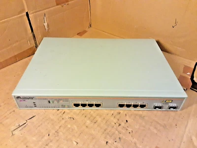 Allied Telesis AT-GS950/8POE  Managed POE+ Network Gigabit 1Gbp Switch - Image 1 of 4