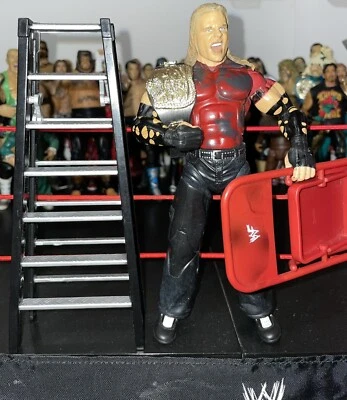 Wwe Deluxe Classic Jeff Hardy Action Figure Rare W/ Accessories Hardy Boyz Jakks - Image 1 of 2