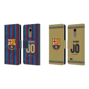 CUSTOM PERSONALISED FC BARCELONA 2022/23 KIT LEATHER BOOK CASE FOR LG PHONES 1 - Picture 1 of 7