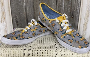 Zapatillas Keds-Taylor Swift Amarillas Florales Talla 7.5 Estampado Raro - Imagen 1 de 14