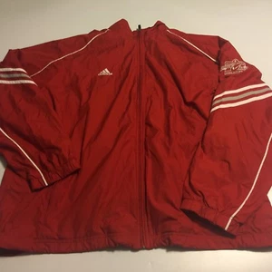 Music City Bowl Nashville TN College Football Red Adidas Track Jacket XL 52" - Picture 1 of 7