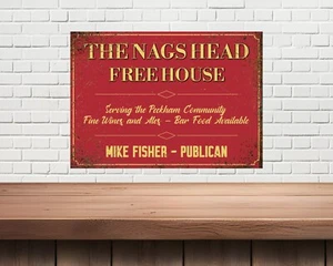 Only fools & Horses, The Nags Head, Metal Sign, Del Boy, Mancave. Home Bar. Pub - Picture 1 of 1