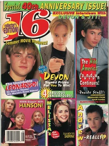 16 Rivista Agosto 1997 Jonathan Taylor Thomas Leonardo DiCaprio Backstreet Boys - Foto 1 di 16