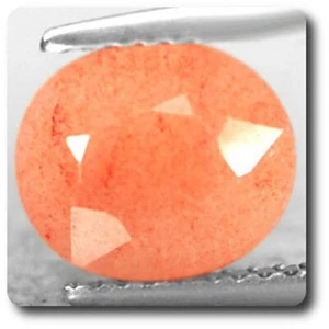 Minerali E Pietre Preziose. 2.60 Cts AVENTURINA FELSPATO ARANCIONE Africa. - Foto 1 di 3