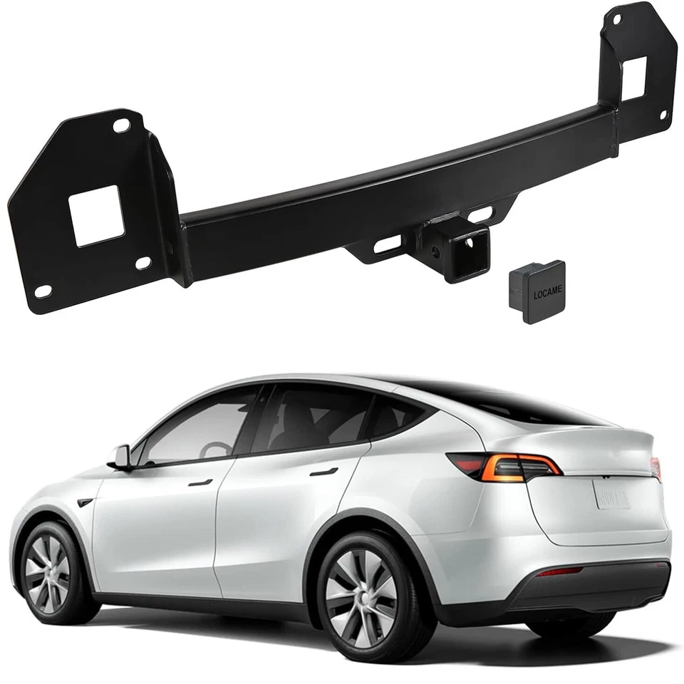 Trailer Hitch Receiver Rear Towing Hitches 2" For 2020-2024 Tesla Model Y Steel  - Image 1 of 4