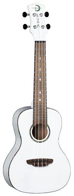 Luna Uke "Hau" Snow White Concert Ukulele w/ Gigbag, UKE HAU C - Image 1 of 4