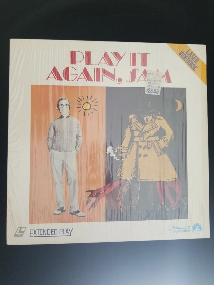 Play It Again Sam Laserdisc 1973 Woody Allen Vintage - Image 1 of 3