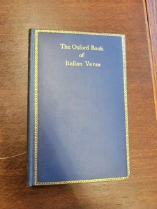 The Oxford Book Of Italian Verse (St. John Lucas - 1934) Ex-library University  - Bild 1 von 9