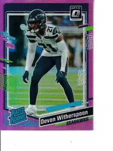 🔥 Devon Witherspoon Seahawks - 2023 Panini Optic Pink Rookie Card #292 🏈 - Picture 1 of 2