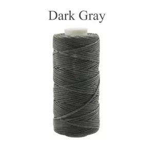0.8mm Round Waxed Thread for Leather Craft Sewing Polyester Cord Wax Strings 50M - Picture 1 of 32