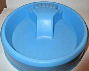 Little Tikes Dollhouse Furniture Blue Pool Vintage Blue Foof Dollhouse - Picture 1 of 1