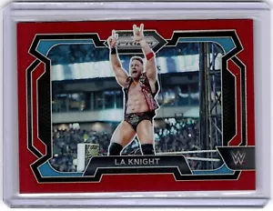 LA Knight 2024 Panini Prizm WWE Red Prizm #23 WWE Smackdown #281/299 - Picture 1 of 2