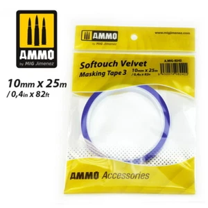 AMMO by Mig Jimenez Softouch Velvet Masking Tape #3 (10mm x 25m) - Foto 1 di 1