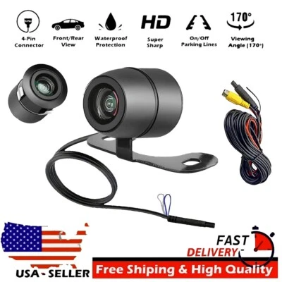 New Rear Front View Backup Camera Waterproof  for Jensen CAR8000 Car Radio - Image 1 of 4