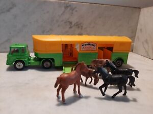 camion Bedford Corgi Toys Majors Tracteur articulé "horse box" presque complet
