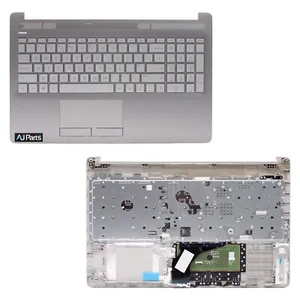 HP 15-DA 15-DB 250 255 G7 Serie Handauflage Abdeckung UK Tastatur + Touchpad L20386-031 - Bild 1 von 3