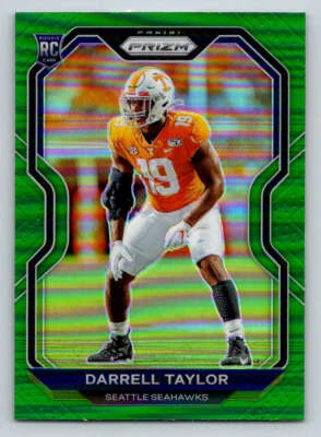 2020 Panini Prizm Prizms Green #389 Darrell Taylor (ref 200397) - Image 1 of 2