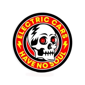 2-PACK RAT ROD HOT ROD ELECTRIC MOTORCYCLE RAT FINK RACING FUNNY STICKERS - Picture 1 of 1