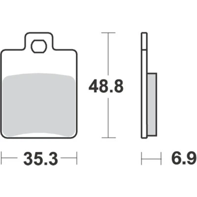 Pastilles Sip Frein Lucas S14 Piaggio 300 Mp3 Yourban 2012-2017 - Photo 1/4