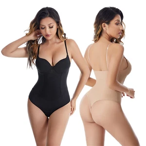 Full Body Shapewear Bodysuit for Women Seamless Slim Shorts Underwear Jumpsuit - Picture 1 of 16