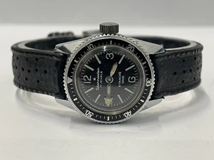 STARMASTER DIVER LADY 100% AUTENTICO E FUNZIONANTE ANNI 60 TROPIC BAND - Picture 1 of 8