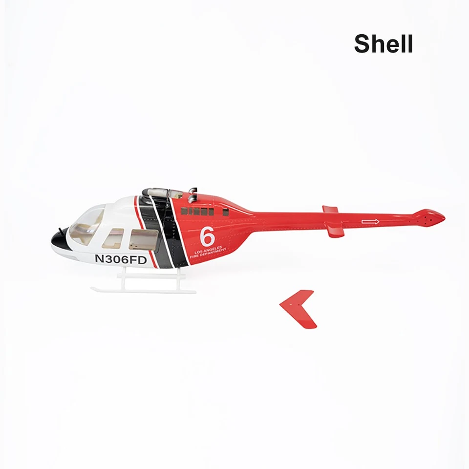 Fly Wing Bell 206 6CH GPS 3D Flight RC Hubschrauber Fuselage Spare Parts Cover - Bild 1 von 1