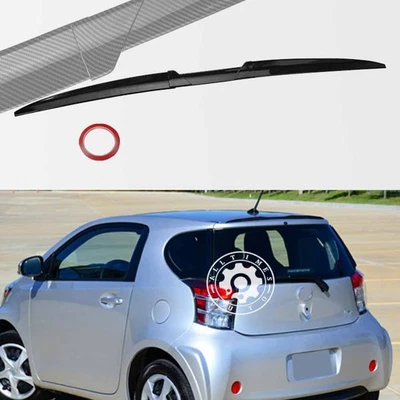 Carbon Fiber Look Rear Trunk Spoiler Wing Tail Lip For Scion iQ 2012-2015 Hatch - Изображение 1 из 4