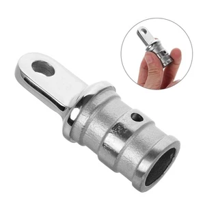 Embout d'oeil intérieur 25 mm 1" acier inoxydable 316 bateau bimini montage supérieur quincaillerie - Photo 1/8