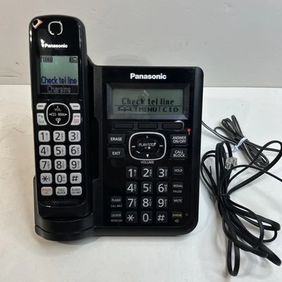 Panasonic Cordless Speaker Phone KX-TGF540 B Answer Machine Call Waiting Block - Image 1 of 4