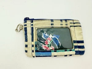 Vera Bradley Santigo Woven Zip ID Holder - Picture 1 of 9