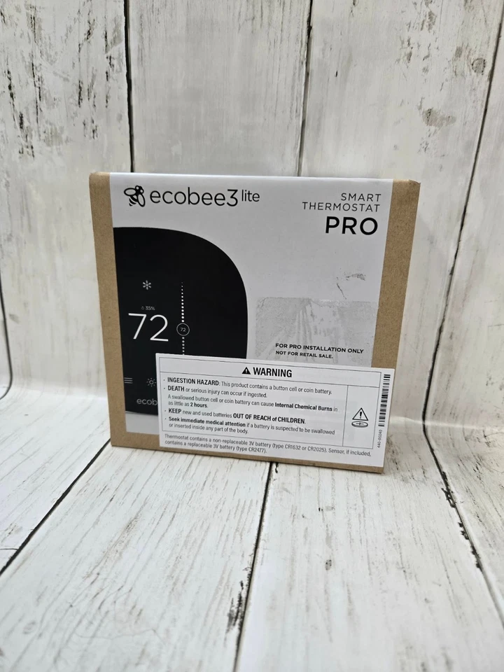 Ecobee 3 Lite Smart Thermostat Pro Black, EB-STATE3LTPB-01 - Image 1 of 1