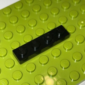 LEGO &reg; 10x plate 1x4 plate 3710 (371026) in black