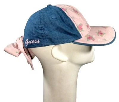 De Colección Y2K Guess Gorra Bordada Arco Blocket Balletcore Pastel Preppy Deportivo Foto 1 de 4