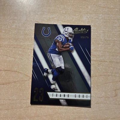 2016 Panini Absolute - #9 Frank Gore - Image 1 of 2
