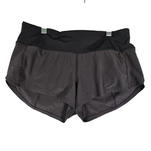 Pantalones cortos deportivos para correr Lululemon Speed Up negros para mujer talla 4 - Imagen 1 de 10