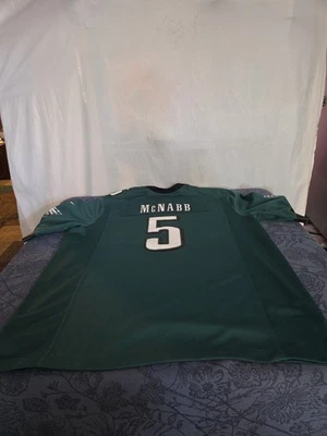 Camiseta Nike On Field #5 McNabb Eagles com moldura/assinatura. Frente em branco. Masculino GG - Imagem 1 de 4