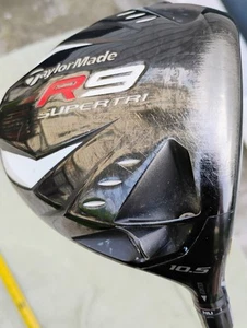 TaylorMade R9 Supertri 10.5* Driver- TM Fujikura Motore 60g Regular Flex RH 46" - Picture 1 of 7