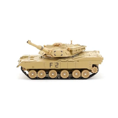 1:48 US Main Battle Tank M1A2 Abrams Alloy Model Military Model Tank With Stand - Image 1 of 4