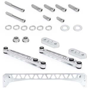 For Honda Civic EK 1996-2000 Billet Rear Lower Control Arm + Subframe Brace - Picture 1 of 14