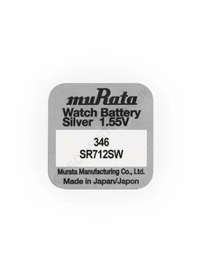 Murata 346 / SR712SW Silver Oxide Watch Battery - Picture 1 of 1