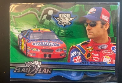 2006 Wheels High Gear Flag2Flag Jeff Gordon Card#FF 7/27 - Image 1 of 2