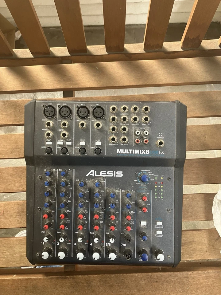 Alesis MultiMix 4 USB FX Mixing Console - Black Untested - Image 1 of 1