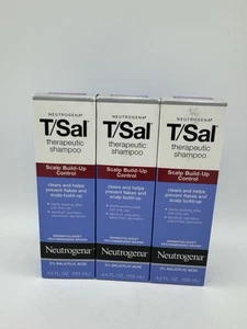 (3) NEUTROGENA T/SAL SHAMPOO TERAPEUTICO CONTROLLO ACCUMULO CUOIO CAPELLUTO 4,5 once - Foto 1 di 7