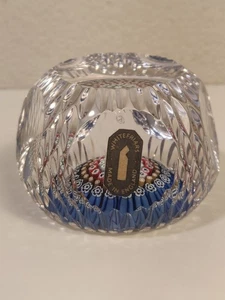 Whitefriars Multi Faceted Millefiori 1⅞" Crystal Paperweight in Box Unique - Picture 1 of 8