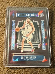2023-24 Panini Phoenix - Temple Men Chet Holmgren #21 Granate Ice/275 - Imagen 1 de 2