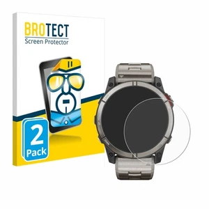 2x Osłona ekranu do Garmin quatix 7X Przezroczysta folia ochronna - Zdjęcie 1 z 7