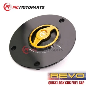 REVO Gold Quick Lock Fuel Cap For Ninja 1000 SX 11 12 13 14 15 16 17 18 19 - Bild 1 von 5