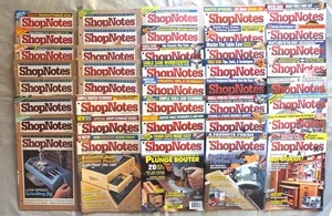 vintage used SHOP NOTES WOODWORKING MAGAZINE LOT (40) 1995-2009 - Bild 1 von 5