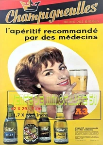 Biere Champigneulles 1958- Poster A3 Plastifié - Picture 1 of 24
