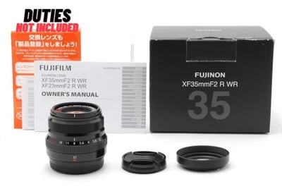 Lente de cámara FUJIFILM FUJINON P10NL00270A XF 35mm F2 R WR de JAPÓN [Como... - Imagen 1 de 4
